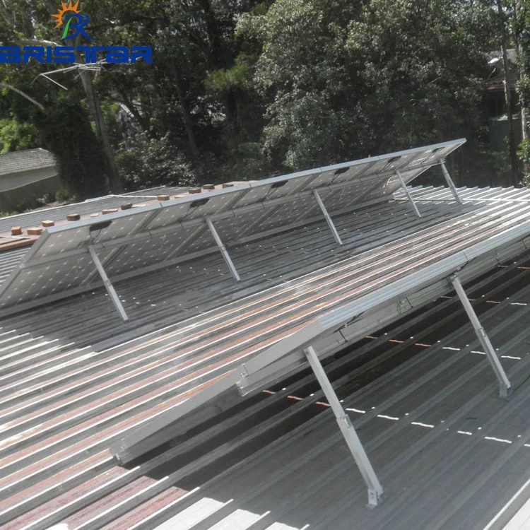 Pitched Tin Roof Adjustable Solar Pv Panel Mounting Brackets
