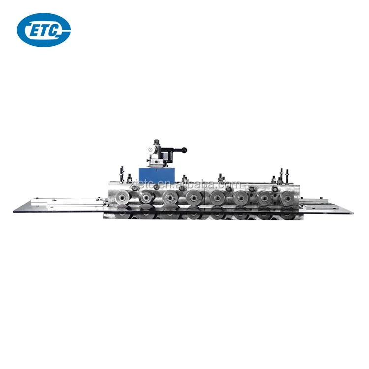 Rectangular 2200W HVAC duct Pittsburgh lock forming machine / lockformer machine for sale