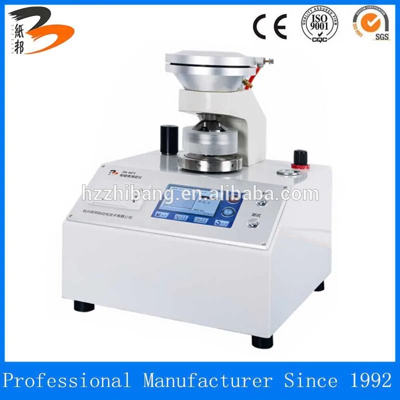 Cheap price electronic mullen burst strength tester bursting testing machine