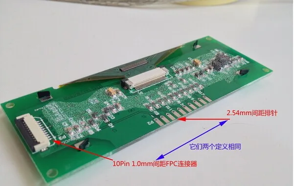 
Taidacent 5V SPI 25664 Dots Graphic LCD Module Yellow Green Blue SSD1322 256x64 3.1