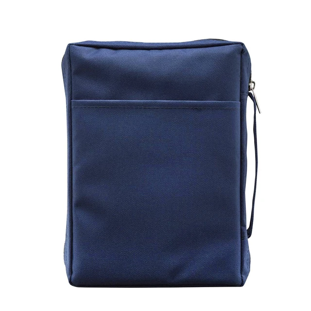 
Convenient Travel bible Cover with Zipper,Custom Holy Bible Book Cover Canvas Bible Bag 