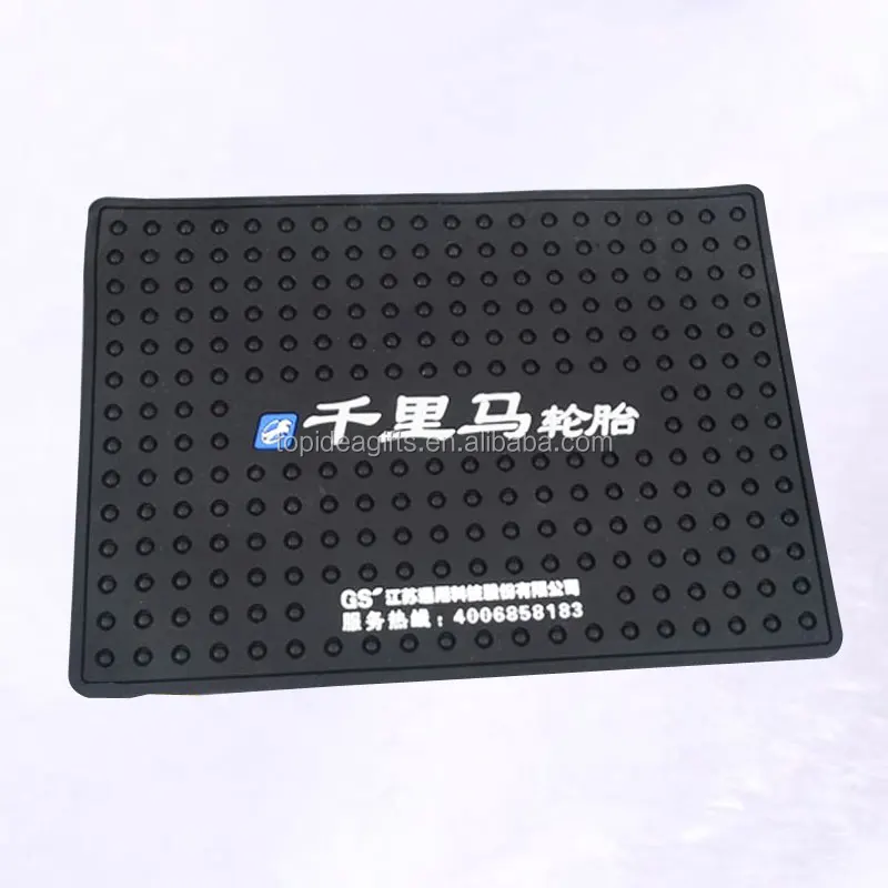 Factory Custom pvc anti non slip mat rubber pvc phone holder for car dashboard custom