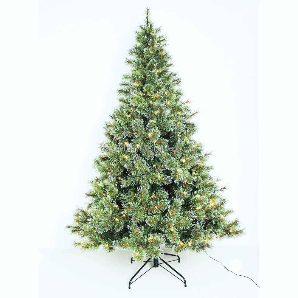 Factory price pine needle cashmere led artificial christmas tree