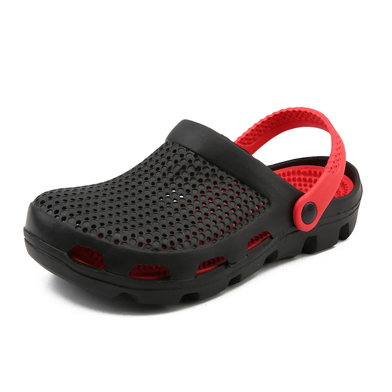 Summer breathable easy slip-on garden shoes comfortable casual outdoor clogs for men
