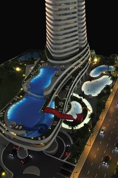 Architecture Scale Model for Hotel