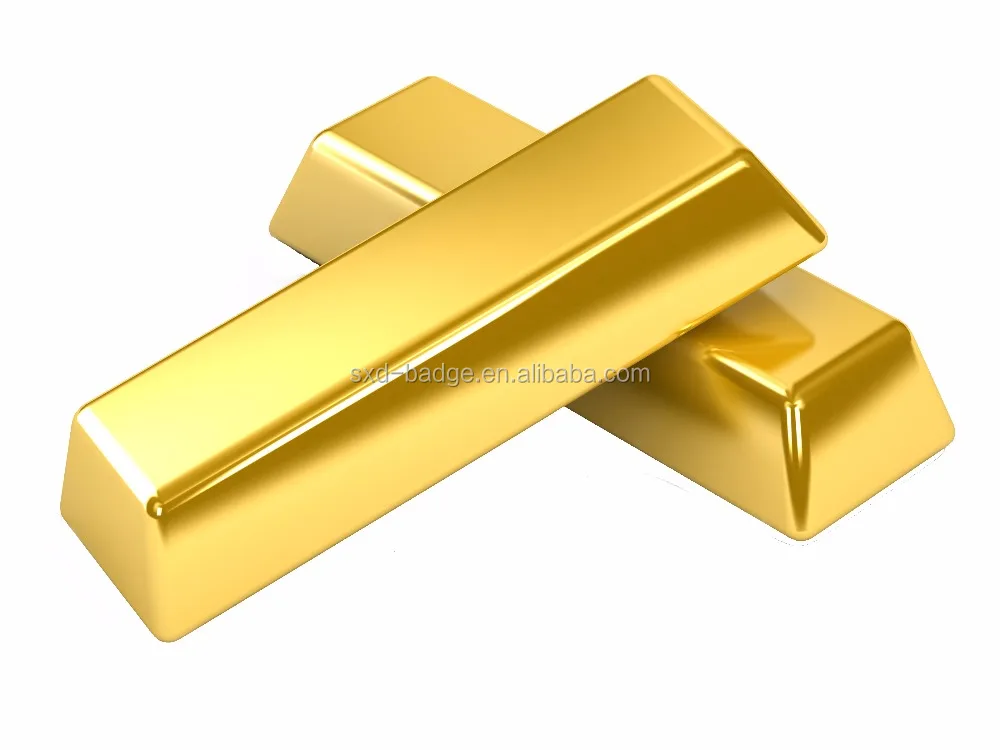 
1oz tungsten filled gold bars 24k pure with thick gold plated 