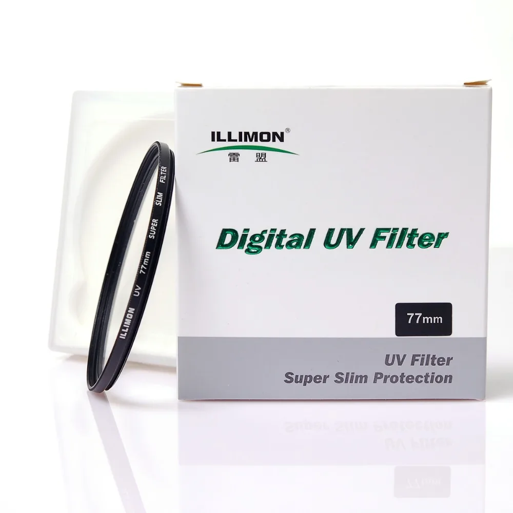 ILLIMON Factory Direct Cheap UV Filter 37mm 40.5mm 49mm 52mm,58mm,62mm,72mm,77mm,82mm Camera Lens Filters MC- UV Filter