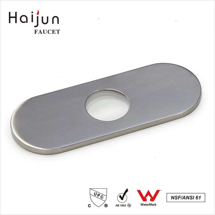 Haijun Products Manufacturer Beautiful Sink Hole Cover Faucet Deck Plate
