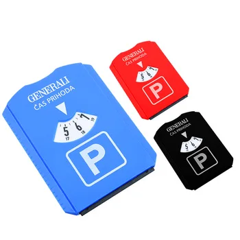 Parking Disc/automatic parking disc/parking disc clock timer with ice scraper and  EURO shipping cart coin