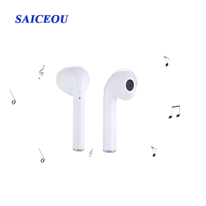 
Wholesale I7S TWS BT wireless earphone smart phone twins sport headphone dual set with 400mah power bank case 