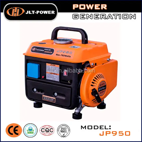 JLT POWER Rated power 650w gasoline generator max power 800w portable generator with full copper