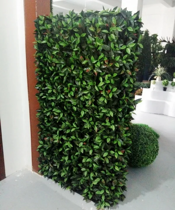 LSWS16012001 custom garden decorative landscaping artificial boxwood fence hedge with inside structure