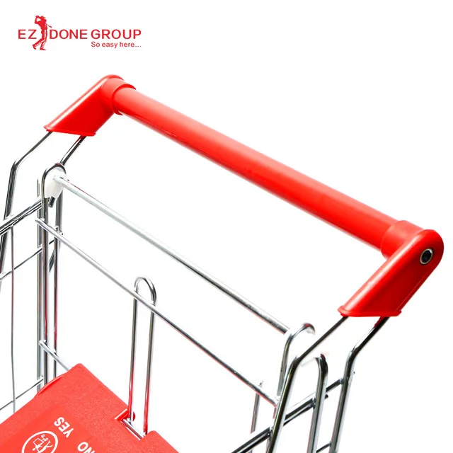 
Heavy duty Grocery shopping cart manufacturer 100L metal supermarket used shopping trolley 