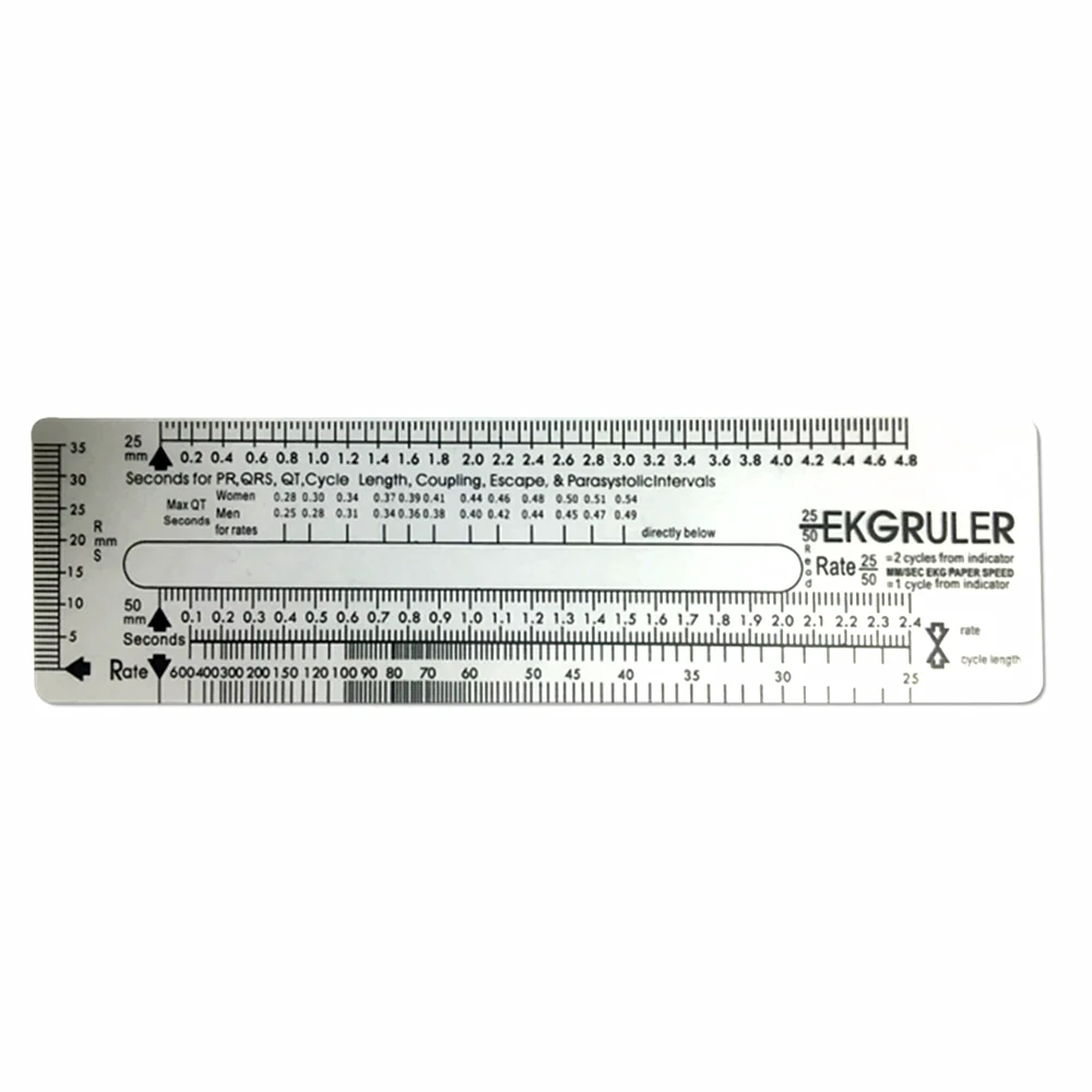 Hospital Medical Patient Sokolow and Lyon Index Ekg Ecg Scale Ruler