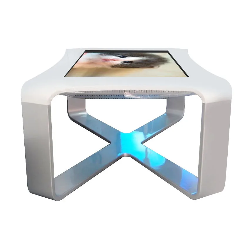 
43 Inch LCD Waterproof X Shape children play games/education Interactive smart Touch Table 