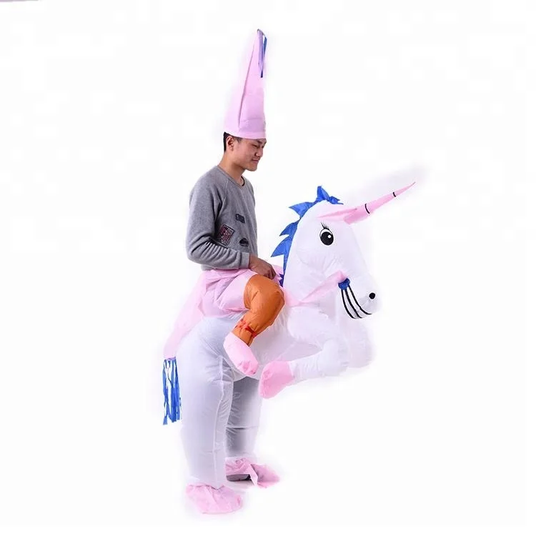 New design customized size mascot unicorn Inflatable costume for adult