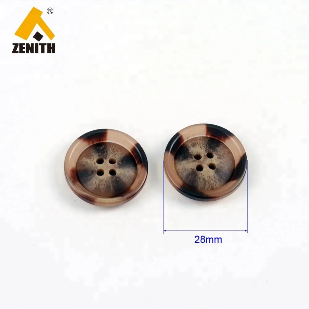 BP40558 Sewing Plastic Horn Coat Button, Custom Plastic Sewing Coat Buttons For Sale