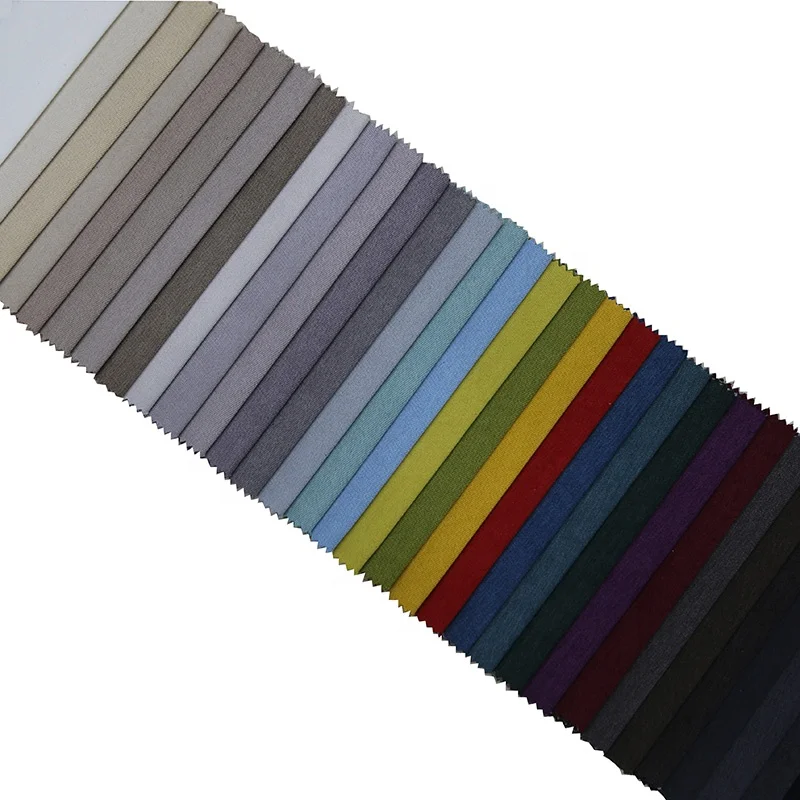 wholesale linen fabrics home decoration upholstery polyester fabric for sofa furniture