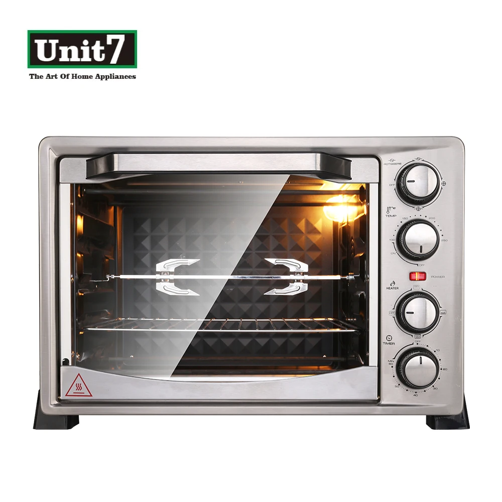 Многофункциональная электрическая конвекционная печь Unit7 36 л, Печь Для Выпечки Пиццы и тортов с частями духовки