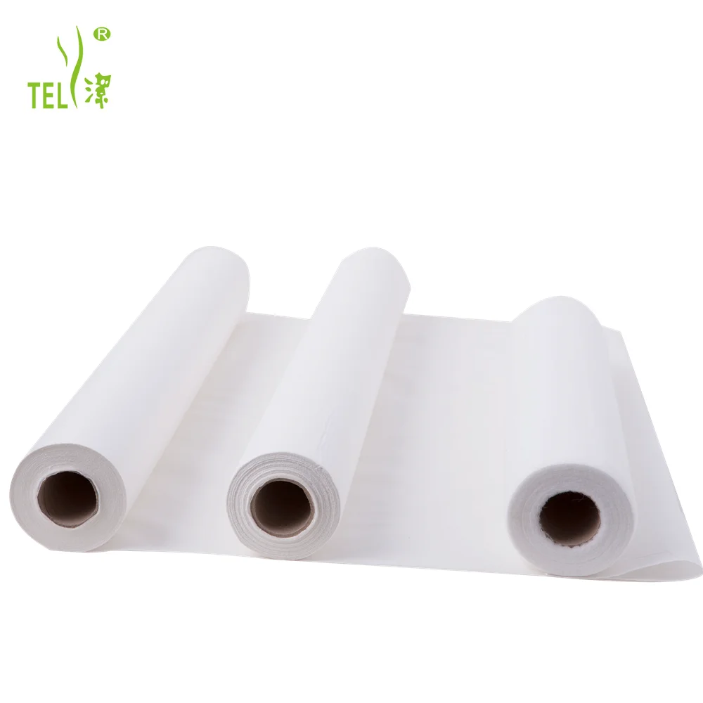 pp nonwoven and PE medical paper roll , air-laid paper and PE made Couch Paper Roll