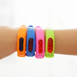 wholesale silicone insect repellent mosquito bracelet silicone repelente clips children