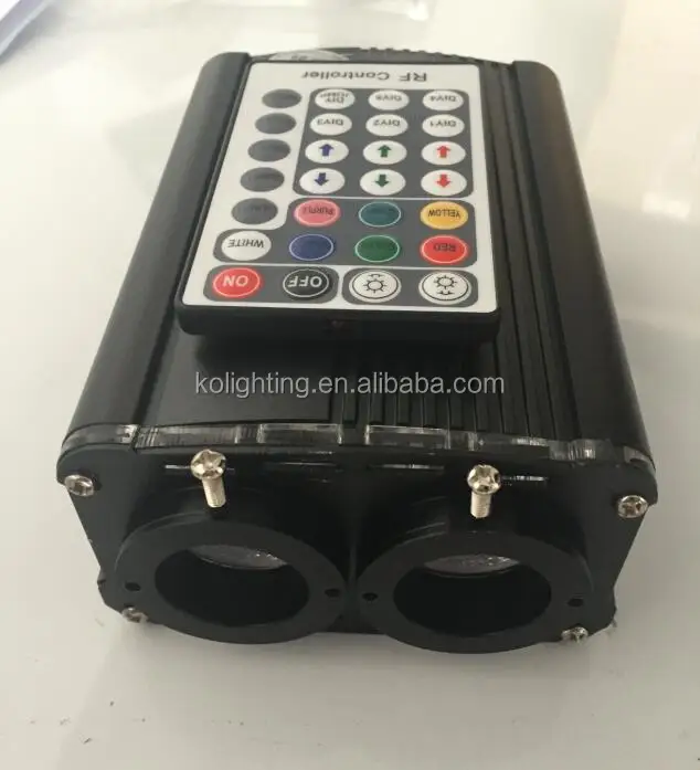 
RGBW 7 Colors Changing Dual Port Plastic Fiber Optic Projectors 