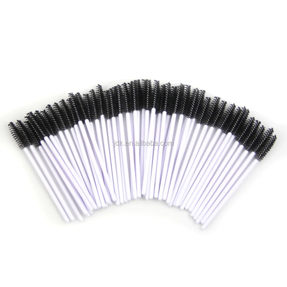50 pcs/pack  disposable eyelash brush mascara applicator wand brush eyelash comb brushes cosmetic makeup tool