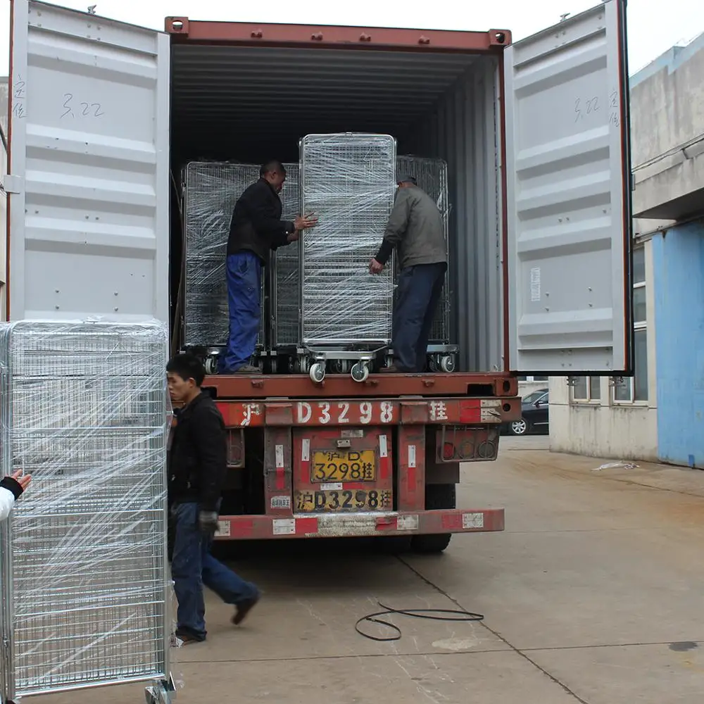 storage locker roll cages container trolley transport cage