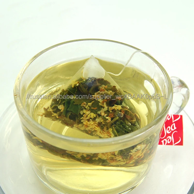 Оптовая продажа Гуйлинь османтуса цветения Улун на OEM Пирамиды Настой чая сумки