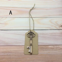 Свадебные сувениры, ретро открывашка для бутылок в виде ключа скелета для гостей, сувениры для праздничной вечеринки