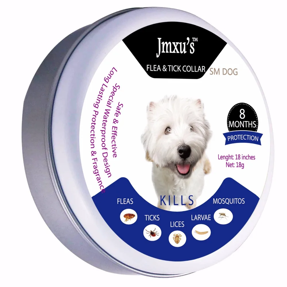 8 months protection allergy free Bayer Poweder flea tick collar for small dog