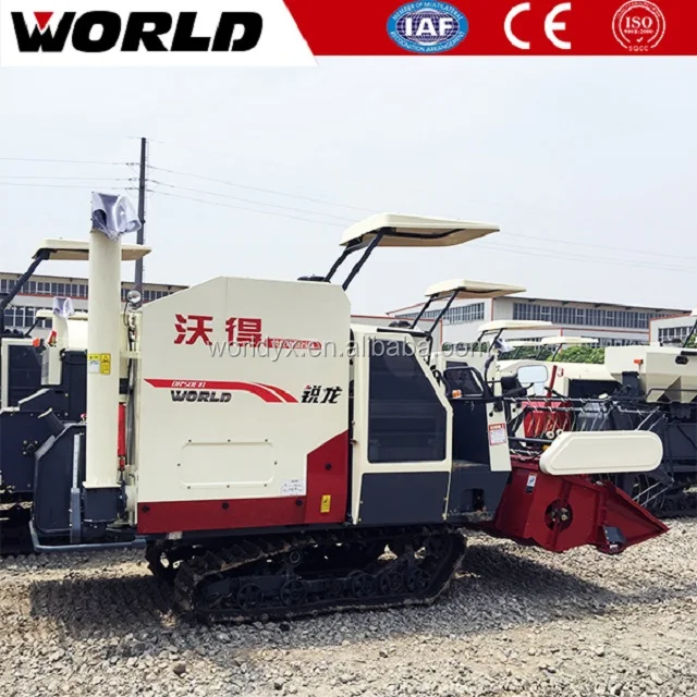 Rubber Track Type Best Price Mini Harvester with A/C cabin