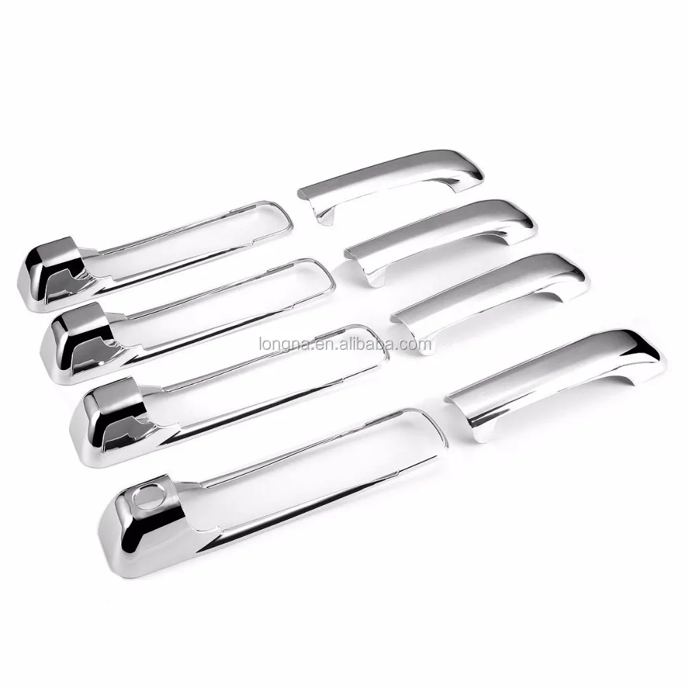 Chrome 4 Doors Handle Cover for 10-16 Dodge RAM 2500/3500/HD/09-16 RAM 1500/05-10 Jeep Commander/05-10 Grand Cherokee