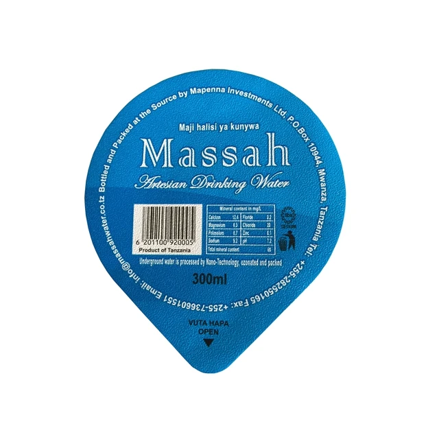 Manufacturer low price drinking water sealing packing foil lid