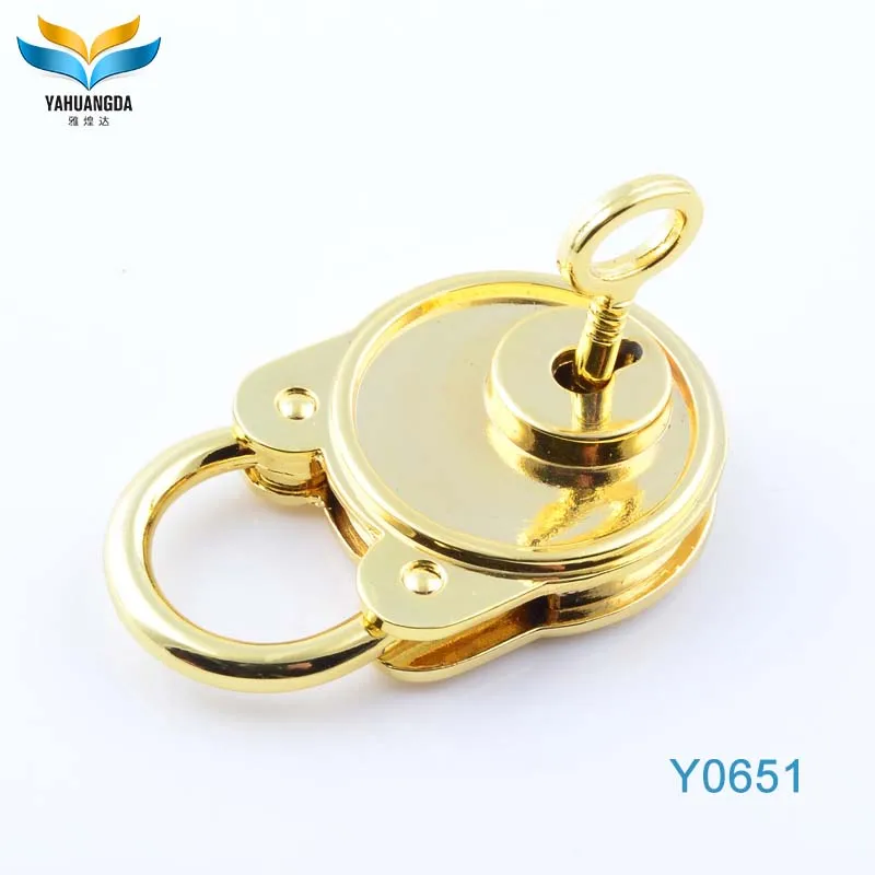 Metal Accessories Twist Locks Durable Clasp Turn Lock Purse Luggage Hardware Closure Bag Parts