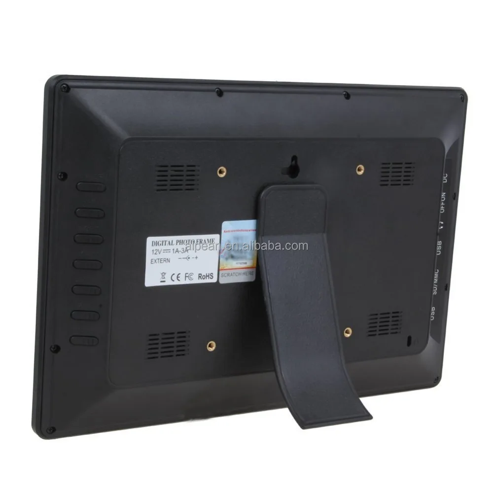 shelf display 12 Inch Digital 1280*800 HD Photo Frame Support card slot USB MMC