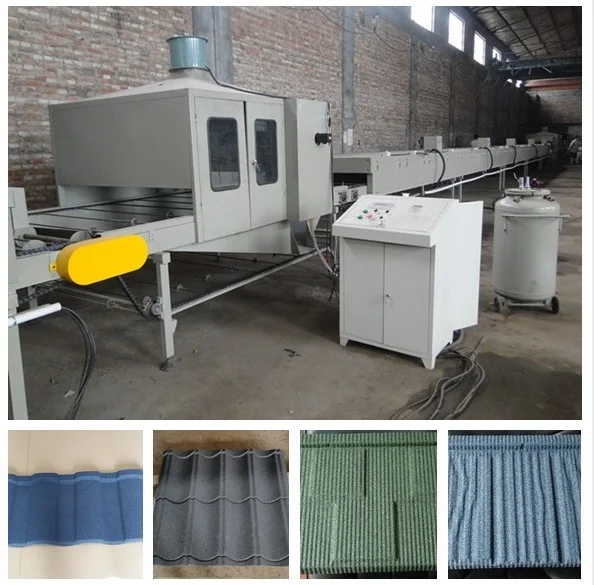 Color Steel Stone Coated Aluminium Profile Roofing Sheet Tile Making Machine