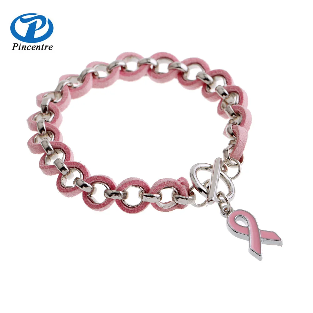 Wholesale Breast Cancer Awareness Ribbon Charms