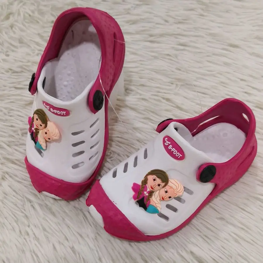 Оптовая продажа, детские сабо из ЭВА, двухцветные сабо из пены, размер 24-29 #