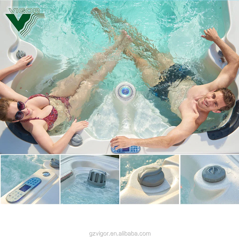 2019 Factory Luxury 6 Meter used swimming pool for sale large swim spa big spa tubs with CE approved