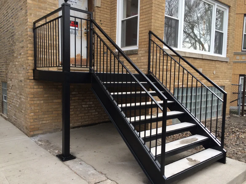 
Hard safe enough iron stairs for outside prices 