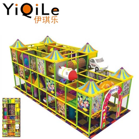 Mini soft play slide cheerful indoor treehouse playground great kids indoor tunnel playground