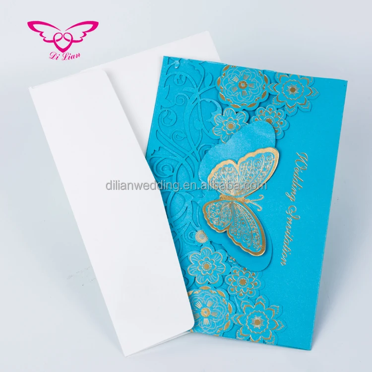 
Flying butterfly kerala christian wedding card matter 