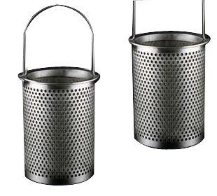 Sintered Wire Mesh Stainless Steel Basket Filter