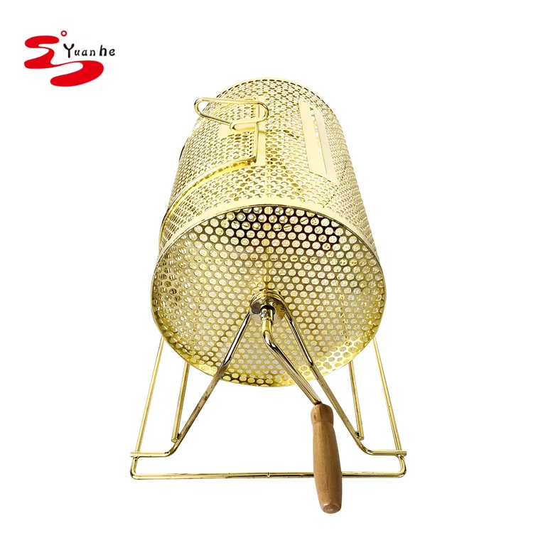 Small Professional Brass Plated Raffle Ticket Drum