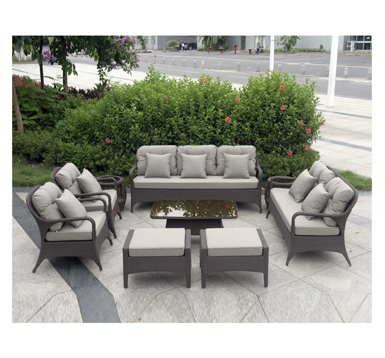 patio furniture  outdoor Rattan  Aluminum Garden set  Furniture sofa set