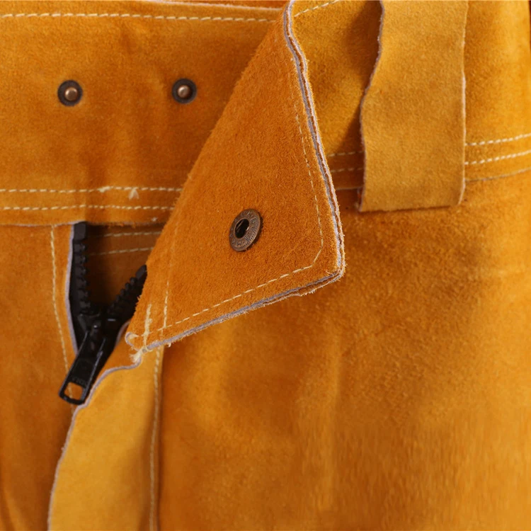 Cow leather welder protective clothing wear resistance and high temperature welding suit