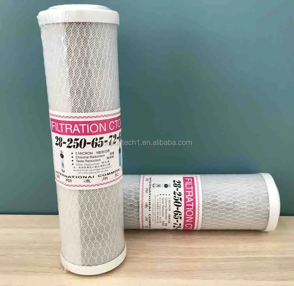 Activated Carbon Pure Water Filter Cartridge CTO