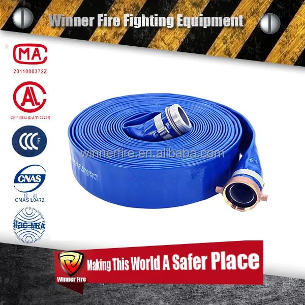 Высокого качества ISO 9001 CCCF Сертифицированных ПВХ подкладка 1 дюймов пожарный шланг