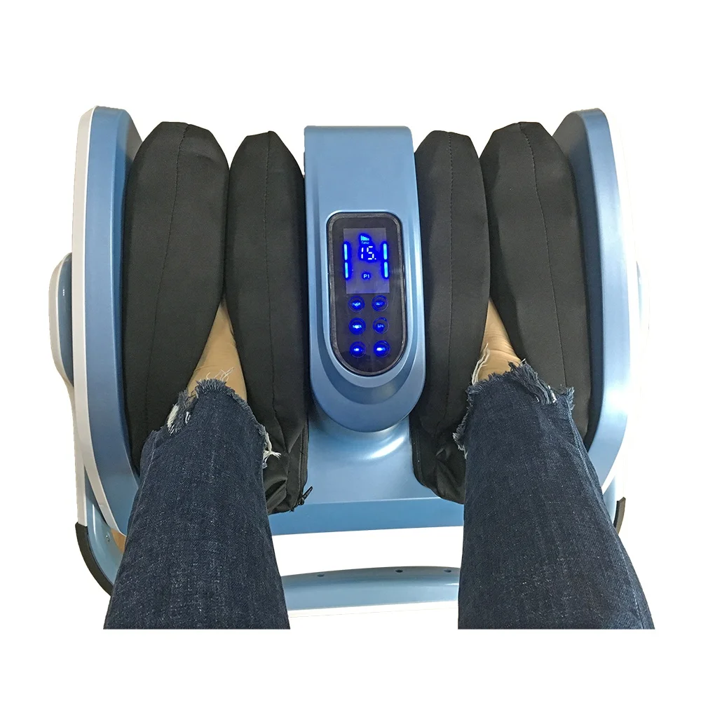 Portable New Muscle Stimulator Vibration Foot and Leg Massager Apparatus ABS 50W Musical Function 15 Mins AC100-120V / 220-240V